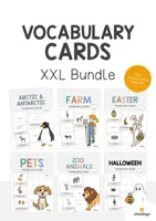 Vista previa - Manualidades / Dibujos para colorear - VOCABULARY CARDS: Paquete XXL para la clase de inglés - Portada