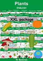 Vorschau - Unterrichtsreihen - Materialpaket - Plants XXL ENGLISCH - Wortschatzpaket - Deckblatt