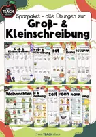 Vorschau - Arbeitsblätter - Sparpaket - Übungen zur Groß- und Kleinschreibung - Deckblatt