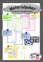 Vorschau - Arbeitsblätter - Materialpaket Terme mit rationalen Zahlen - Deckblatt