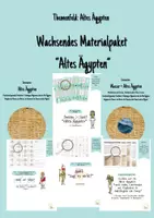 Vorschau - Spiele - Wachsendes Materialpaket: Altes Ägypten - Deckblatt
