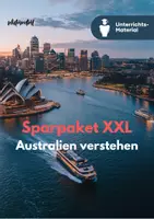 Vorschau - Unterrichtsreihen - Materialpaket: Australien verstehen: Geschichte, Migration und Demokratie im Wandel - Deckblatt
