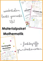 Vorschau - Stundenentwürfe - Materialpaket Mathematik "Wiederholen leicht gemacht & Fachbegriffe" - Deckblatt