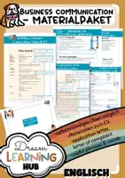 Vorschau - Arbeitsblätter - BUSINESS COMMUNICATION - Materialpaket (CV, application & letter of complaint) - Deckblatt