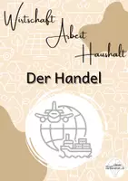 Vorschau - Arbeitsblätter - Materialpaket: Handel (WAH) - Deckblatt
