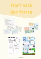 Vorschau - Spiele - Materialpaket - Start nach den Ferien - Deckblatt