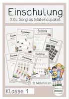 Vorschau - Stundenentwürfe - XXL-Materialpaket zur Einschulung – der perfekte Begleiter für einen gelungenen Schulstart! - Deckblatt
