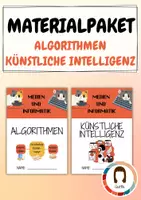 Vorschau - Unterrichtsreihen - Materialpaket: Algorithmen & Künstliche Intelligenz - Deckblatt