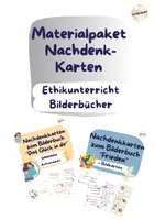 Vorschau - Poster - Materialpaket Nachdenkkarten Ethikunterricht (Wachsendes Paket) - Deckblatt