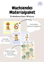 Vorschau - Anderer Materialtyp - Wachsendes Materialpaket: Erdmännchen-Klasse - Deckblatt