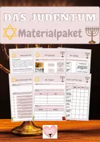 Vorschau - Arbeitsblätter - Judentum - Deckblatt