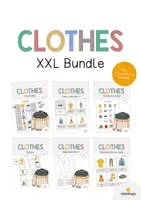 anteprima - Esercizi - CLOTHES: Pacchetto XXL di materiali per la lezione di inglese (Vestiti) - Pagina di copertina