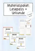 Vorschau - Arbeitsblätter - Materialpaket: Lesepässe + Urkunden - Deckblatt