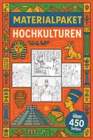 Vorschau - Mal- und Bastelvorlagen - Materialpaket Hochkulturen Ausmalbilder (476 Malvorlagen) - Deckblatt