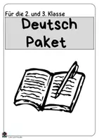 Vorschau - Stundenentwürfe - Materialpaket - Deutsch für die zweite und dritte Klasse - Deckblatt