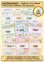 Vorschau - Arbeitsblätter - MATERIALPAKET: Englisch 3./4. Klasse - Deckblatt