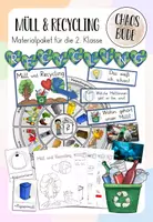 Vorschau - Unterrichtsreihen - Müll und Recycling - Materialpaket für die 2. Klasse - Deckblatt