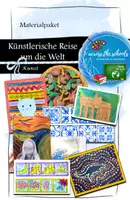 Vorschau - Mal- und Bastelvorlagen - Künstlerische Reise um die Welt: Materialpaket - Deckblatt