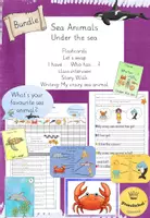 Vorschau - Arbeitsblätter - (Bundle) Unterrichtseinheit "Under the sea" - sea animals - Deckblatt
