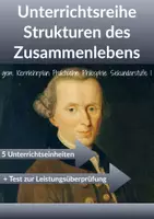 Vorschau - Arbeitsblätter - Staatsphilosophie - Inhaltsfeld Strukturen des Zusammenlebens gem. Kernlehrplan - Deckblatt