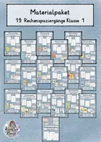 Vorschau - Arbeitsblätter - Materialpaket aller Rechenspaziergänge Klasse 1 - Deckblatt