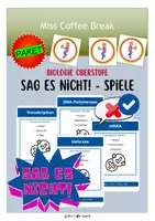 Vorschau - Spiele - BIOLOGIE: SAG ES NICHT! - SPIELE (Materialpaket für die Oberstufe) - Deckblatt