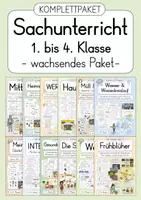 Vorschau - Unterrichtsreihen - Sachunterricht Klasse 1-4 großes Materialpaket - Deckblatt