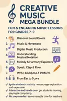 Vorschau - Unterrichtsreihen - Mega Music Bundle: Creative Music Lessons for Grades 7–9 | Timbre, Rhythm, Songwriting & Digital Production - Deckblatt