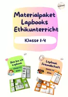 Vorschau - Arbeitsblätter - Materialpaket Lapbooks im Ethikunterricht (Wachsendes Paket) - Deckblatt