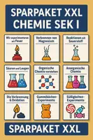 Vorschau - Unterrichtsreihen - Chemie-Experimentieren & Grundlagen – XXL-Bundle für die Sekundarstufe I & II (ab Klasse 5) - Deckblatt