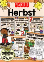 Vorschau - Spiele - Materialpaket HERBST für die Grundschule - Deckblatt