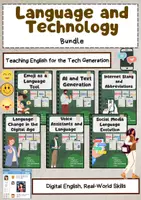Vorschau - Arbeitsblätter - Language and Technology Materialpaket - Deckblatt