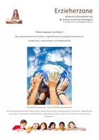 Vorschau - Stundenentwürfe - Materialpaket Lernfeld 3, Die Lebenswelten von Kindern, Jugendlichen und jungen Erwachsenen analysieren, strukturieren und mitgestalten 50 Unterrichtssequenzen – mehr als 160 Stunden Unterricht, Erzieherausbildung, Sozialpädagogik - Deckblatt