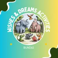 Vorschau - Arbeitsblätter - Printable Wishes & Dreams Activities – SEL Art Bundle for Kids | Sparpaket - Deckblatt