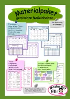 Vorschau - Spiele - Materialpaket gemischte Maßeinheiten - Deckblatt