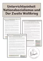 Vorschau - Arbeitsblätter - Materialpaket - GESCHICHTE Nationalsozialismus und Zweiter Weltkrieg - Deckblatt