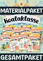 Vorschau - Stationenlernen - Materialpaket - Koalaklasse (Gesamtpaket) - Deckblatt