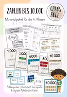 Vorschau - Unterrichtsreihen - Zahlen bis 10.000 - Materialpaket für die 4. Klasse - Deckblatt