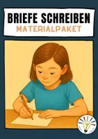 Vorschau - Stundenentwürfe - Briefe schreiben (Materialpaket) - Deckblatt