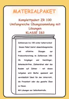 Vorschau - Stundenentwürfe - Materialpaket - Komplettpaket ZR 100 Umfangreiche Übungssammlung mit Lösungen - Deckblatt