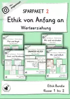 Vorschau - Unterrichtsreihen - Ethik von Anfang an - Sparpaket 2 - Deckblatt