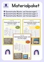 Vorschau - Arbeitsblätter - Materialpaket: Geometrische Muster und Verzierungen (Teil 1, 2 und 3) - Deckblatt