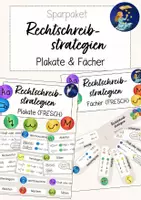 Vorschau - Mal- und Bastelvorlagen - Rechtschreibstrategien (FRESCH) - Plakate & Fächer - Deckblatt