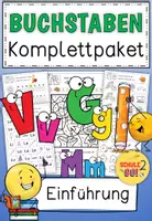 Vorschau - Arbeitsblätter - Komplettpaket BUCHSTABEN / Buchstabeneinführung - Deckblatt