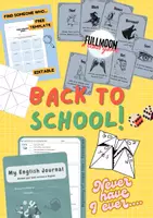 Vorschau - Arbeitsblätter - BACK TO SCHOOL Activities (FULL BUNDLE) - EFL/ESL - Deckblatt