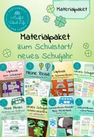 Vorschau - Arbeitsblätter - Materialpaket zum Schulstart - Back to school - Deckblatt