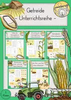 Vorschau - Stundenentwürfe - Getreide - Unterrichtsreihe Materialpaket - Deckblatt