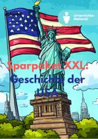 Vorschau - Unterrichtsreihen - Sparpaket: 4th of July & Geschichte der USA – 140+ Seiten Unterricht - Deckblatt