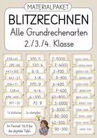 Vorschau - Spiele - Blitzrechnen - Deckblatt