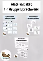 Vorschau - Arbeitsblätter - Materialpaket Einmaleins mit der Gruppensprechweise - Deckblatt